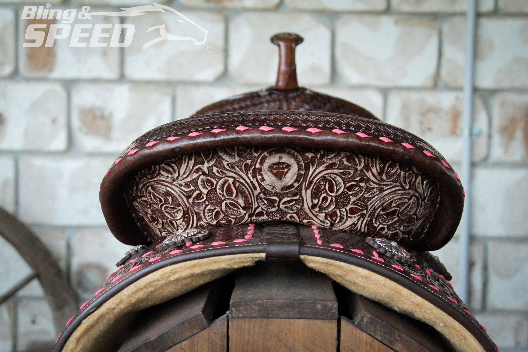 Leather Barrel Saddle - LBS10