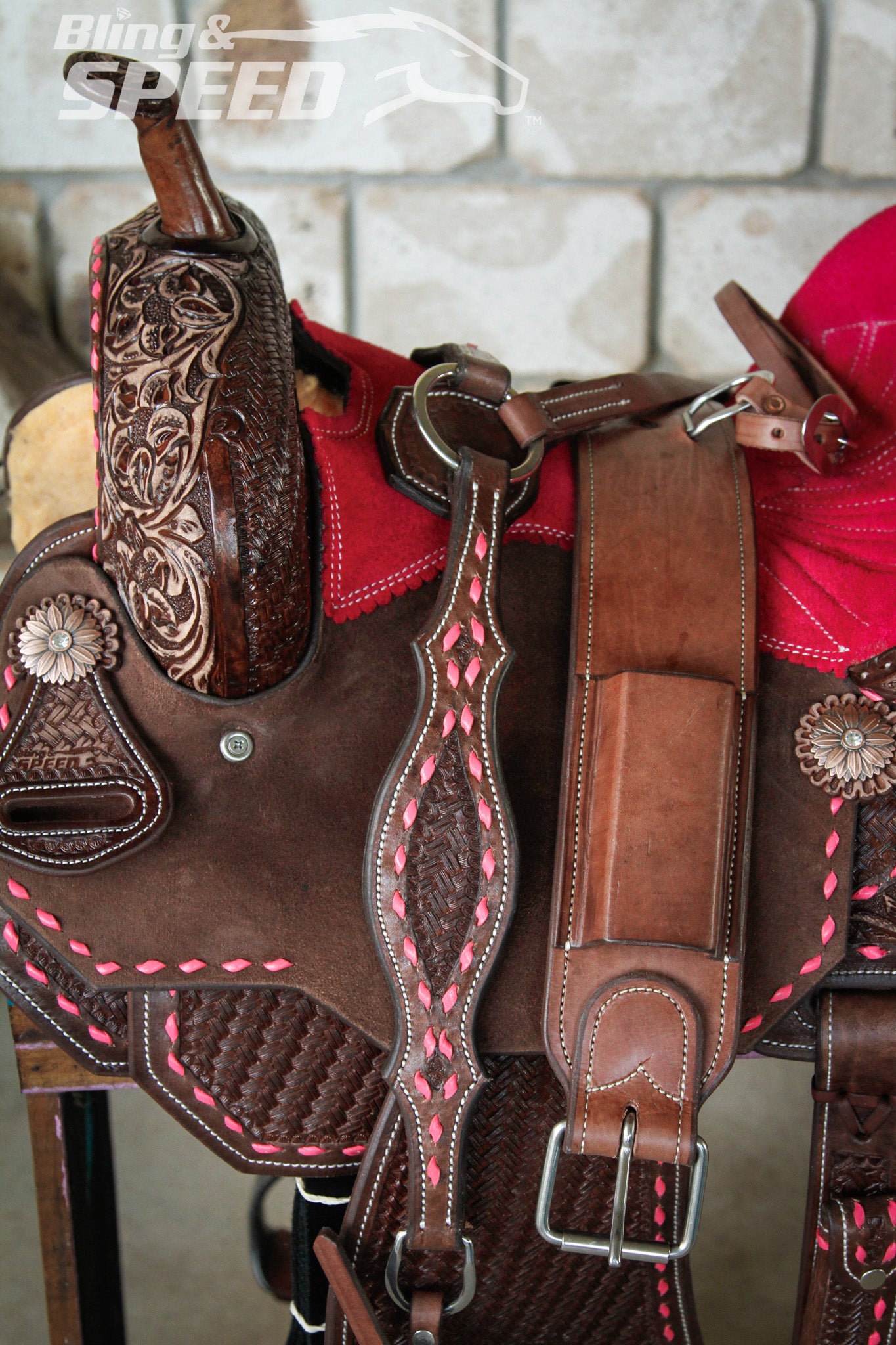 Leather Barrel Saddle - LBS10