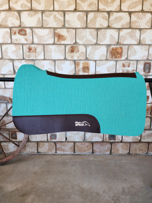 Wither Relief Merino Wool Felt Saddle Pad - Mint