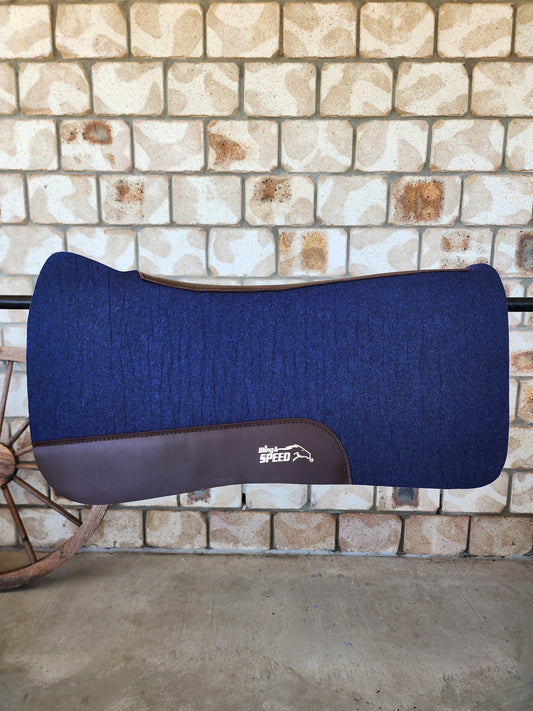 Wither Relief Merino Wool Felt Saddle Pad - Navy