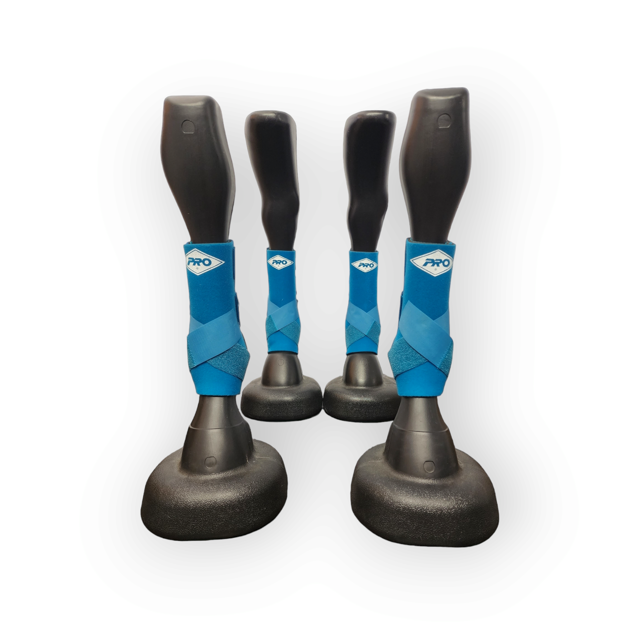 Turquoise Orthopedic Equine Sports Support Boots set of 4 - IN STOCK