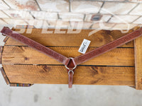 Leather Breast Collar with Sunflower Tooling (8065649311982)