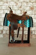 Load image into Gallery viewer, 12. "The Tourmaline Unicorn" Saddle Pad (7873220903150)
