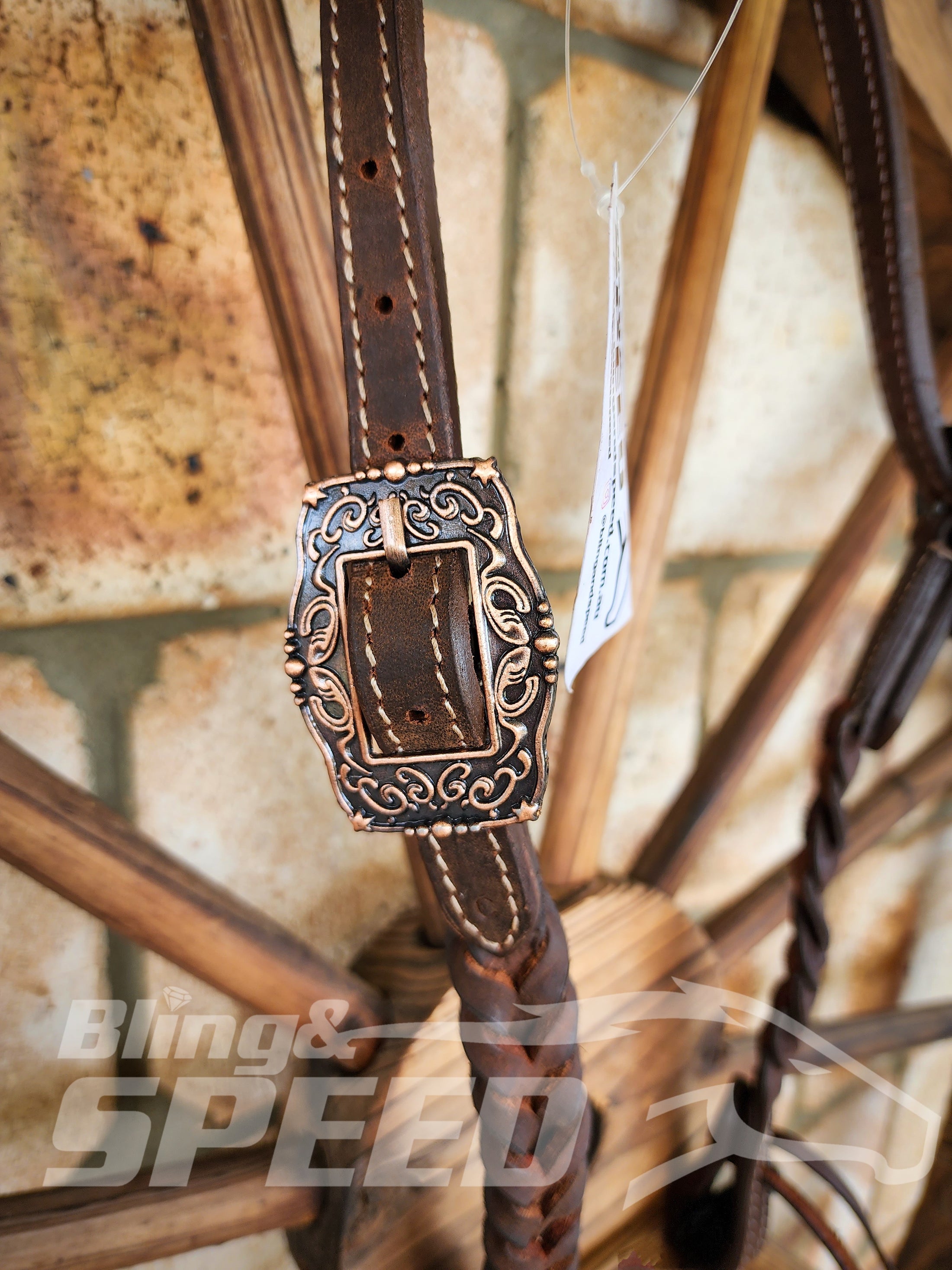 Bling & Speed Plait One Ear Bridle