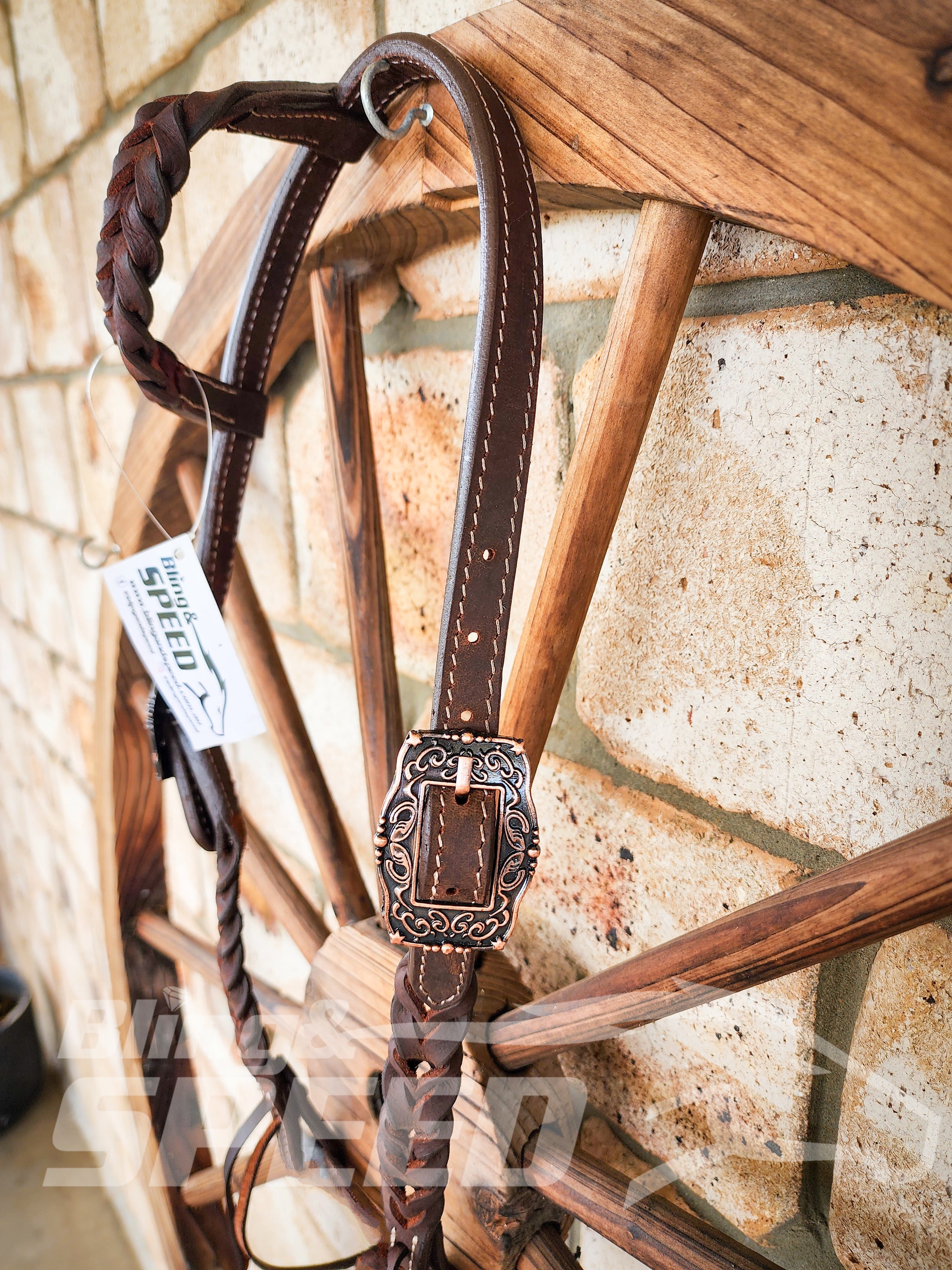 Bling & Speed Plait One Ear Bridle