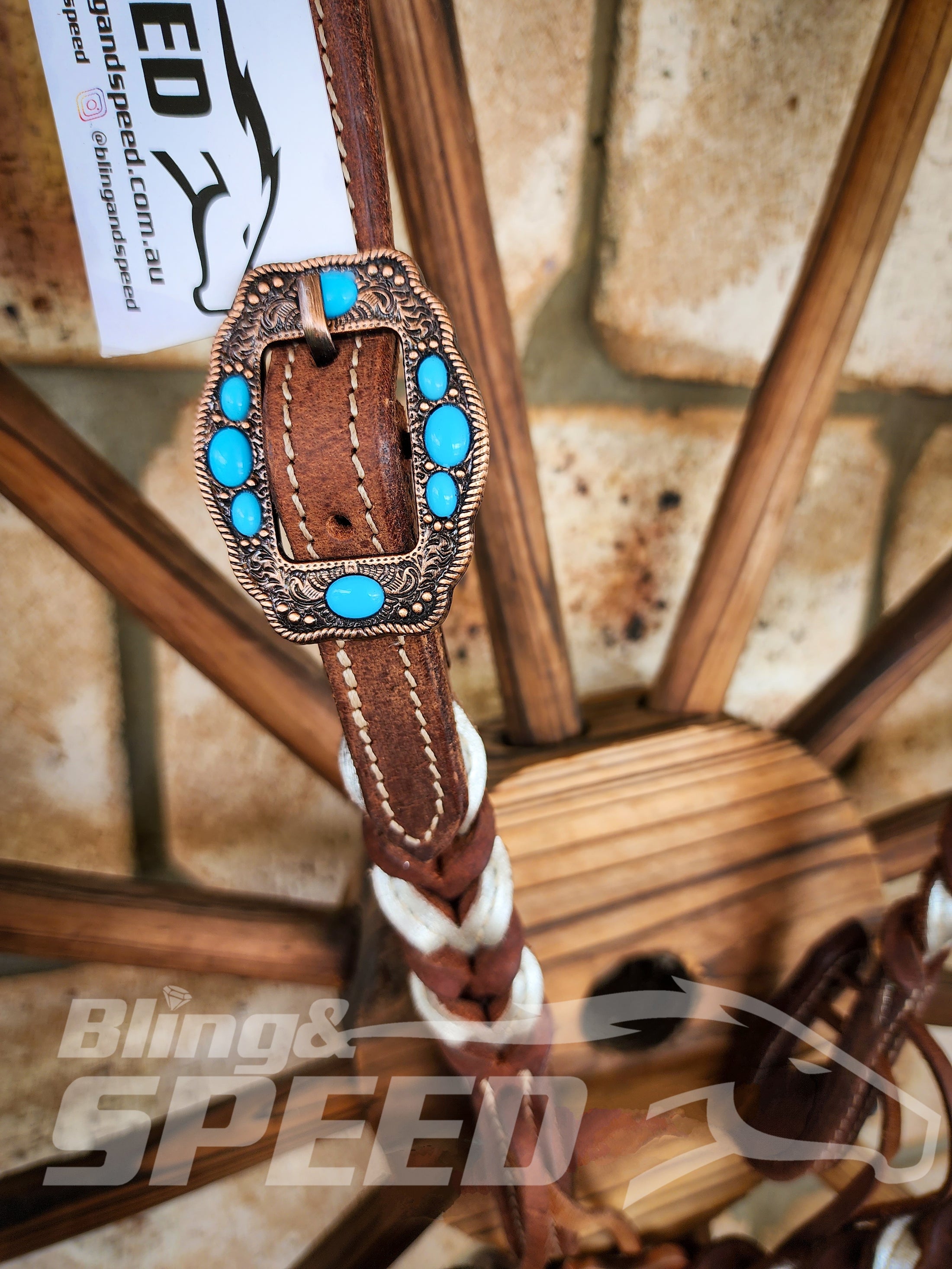 Twisted Bloodknot Bridle and Breastcollar