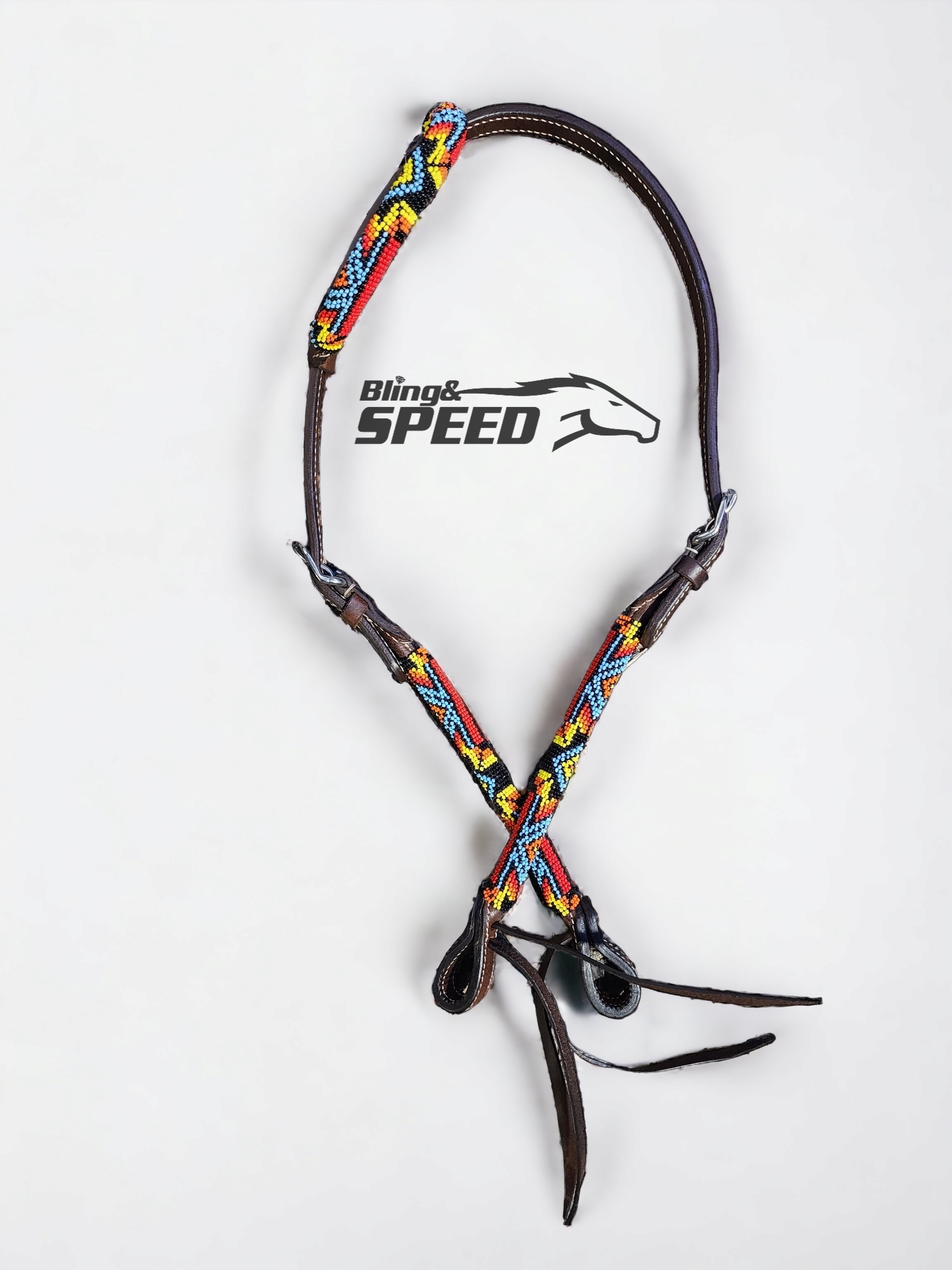 Beaded One Ear Bridle - Various Designs