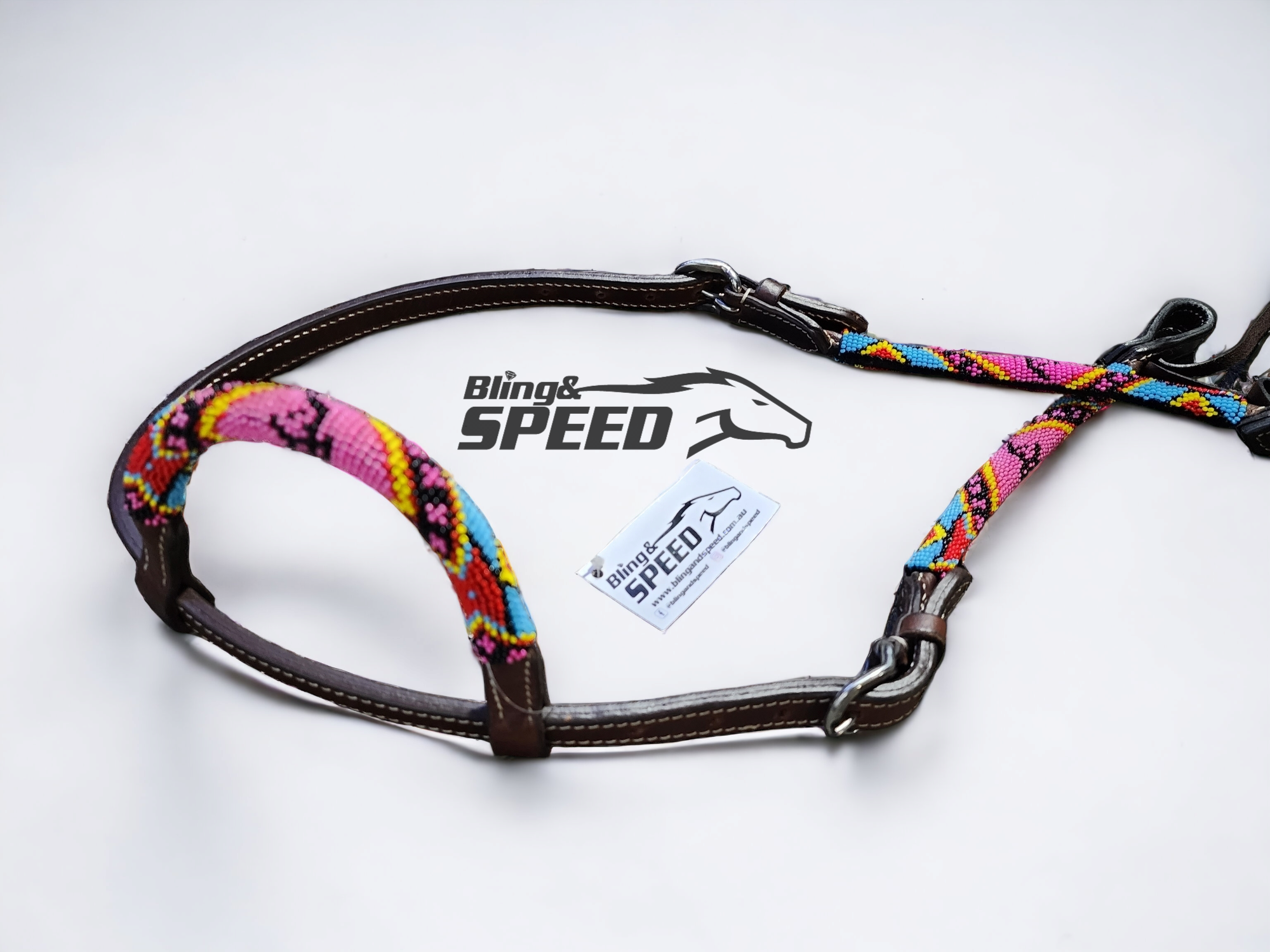Beaded One Ear Bridle - Various Designs