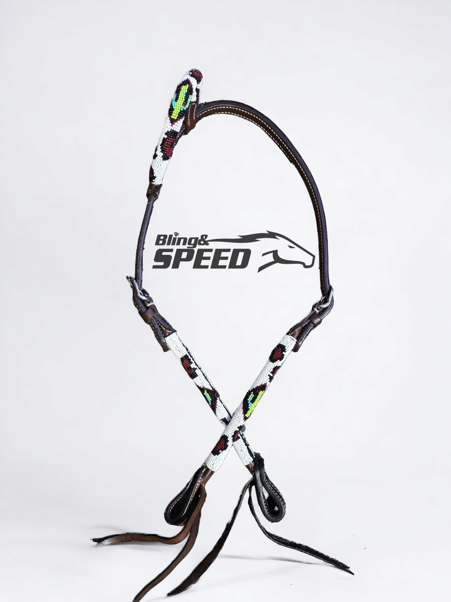 Beaded One Ear Bridle - Various Designs