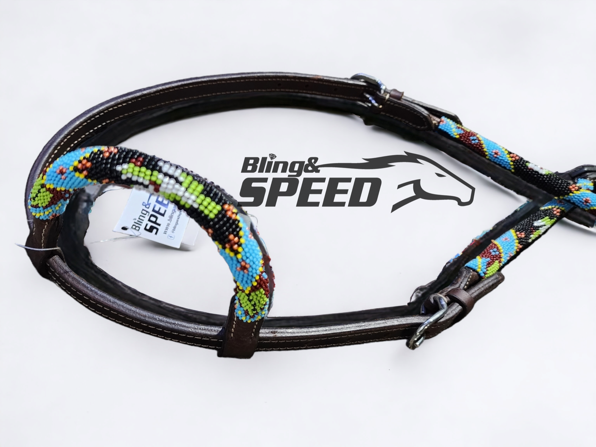Beaded One Ear Bridle - Various Designs