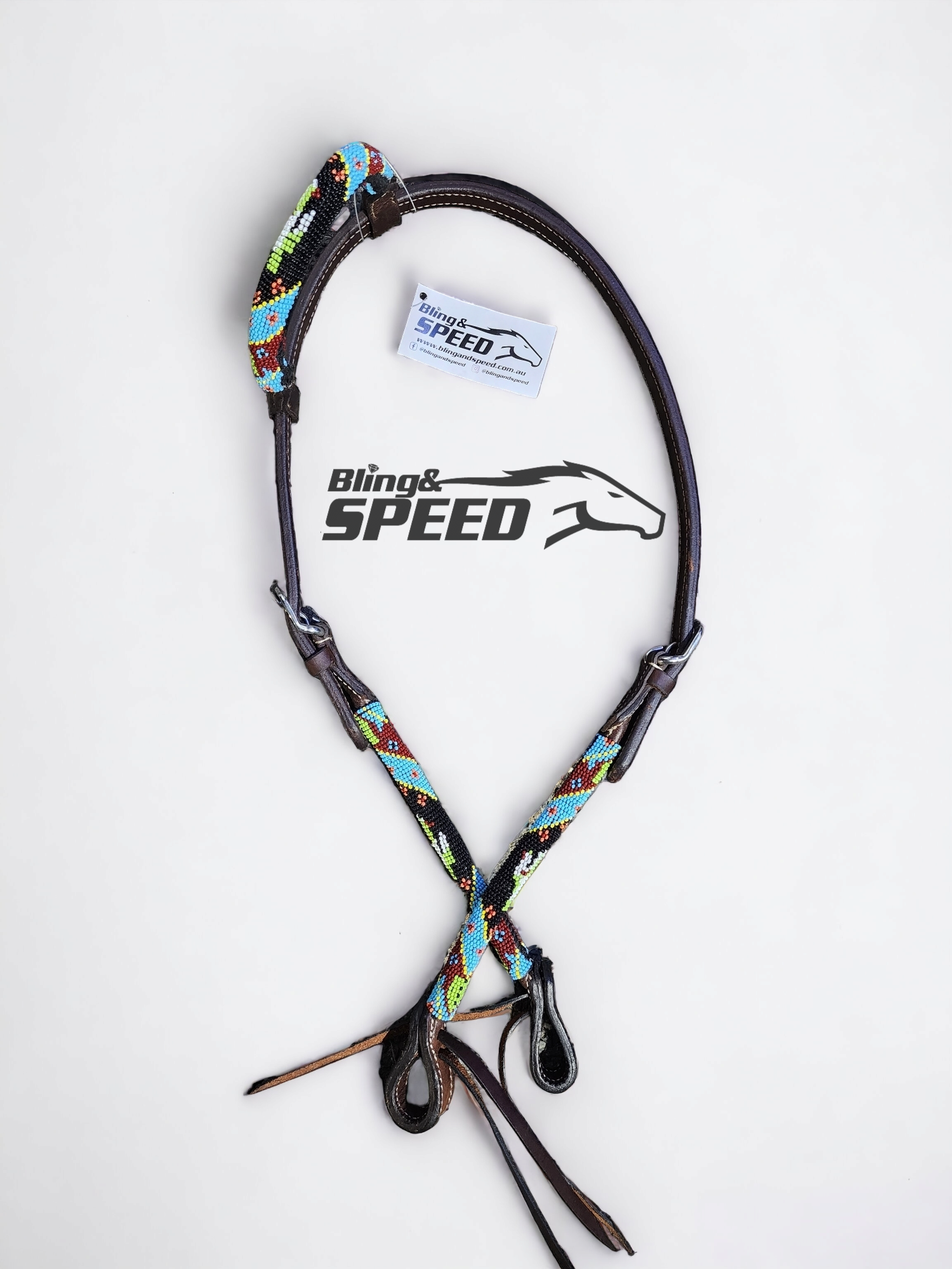 Beaded One Ear Bridle - Various Designs