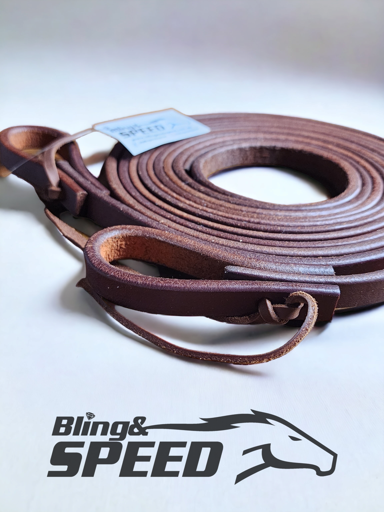 Bling & Speed Leather Split Reins