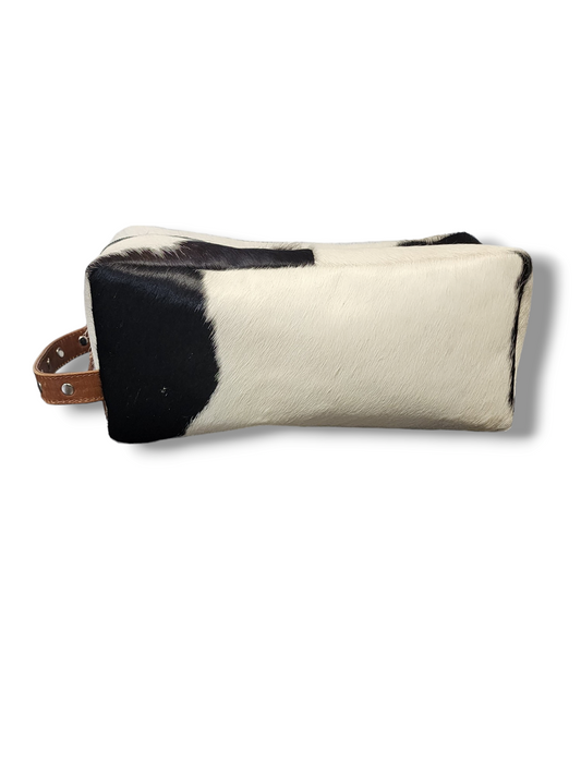 Cowhide Leather Toiletry Bag