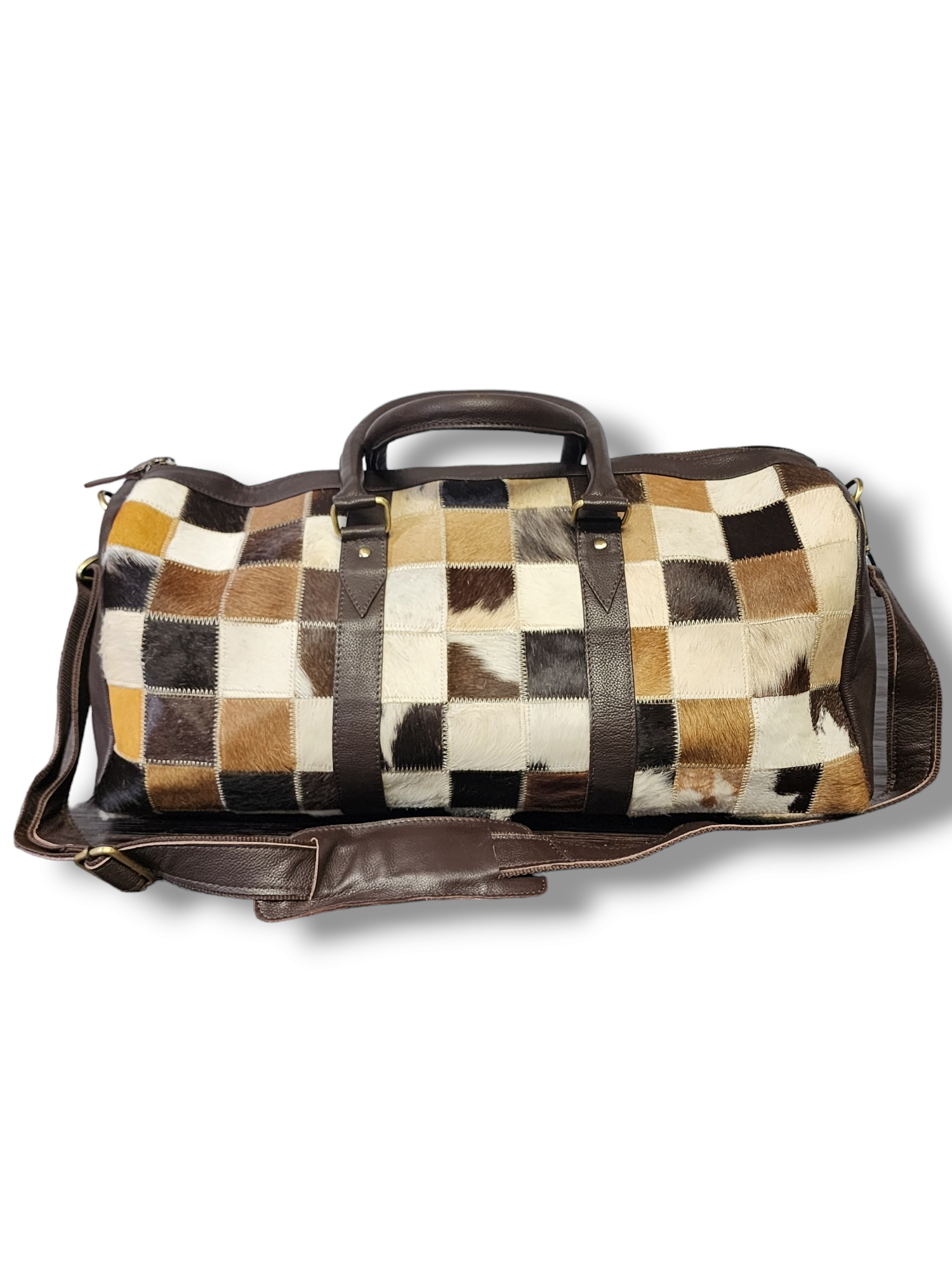 Cowhide Duffel Bag