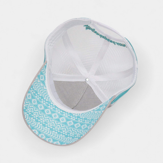 Trucker Cap - Turquoise Aztec