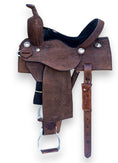 Load image into Gallery viewer, Leather Barrel Racing Saddle - SBR14
