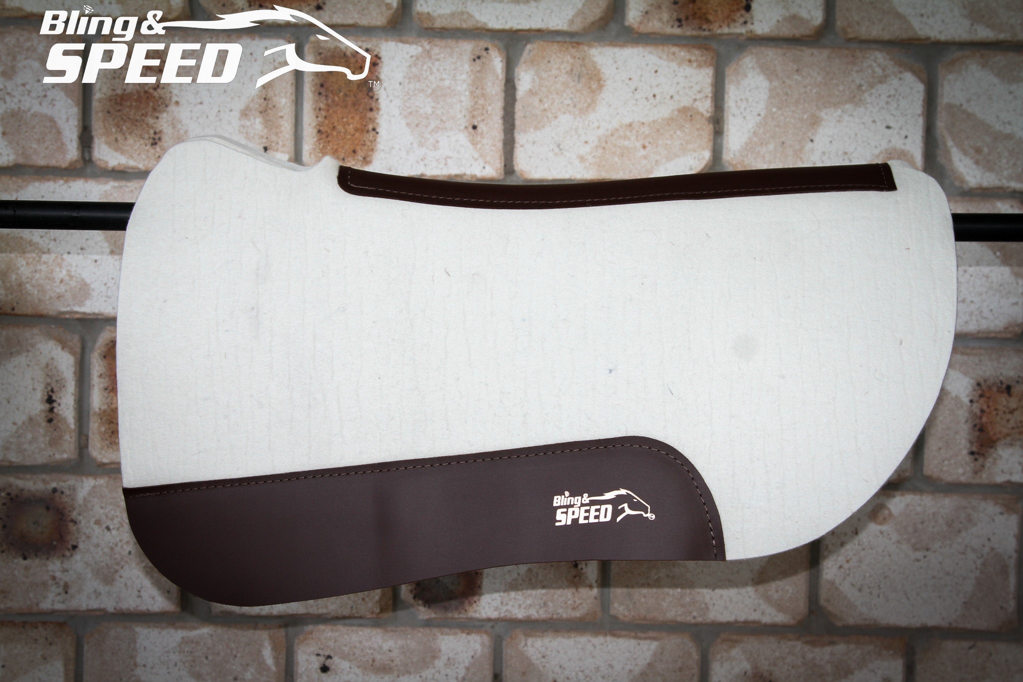 Cream Full Wither Relief - Round Skirt Merino Wool Barrel and Fender Saddle Pad