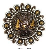 Bling & Speed Saddle Concho Options