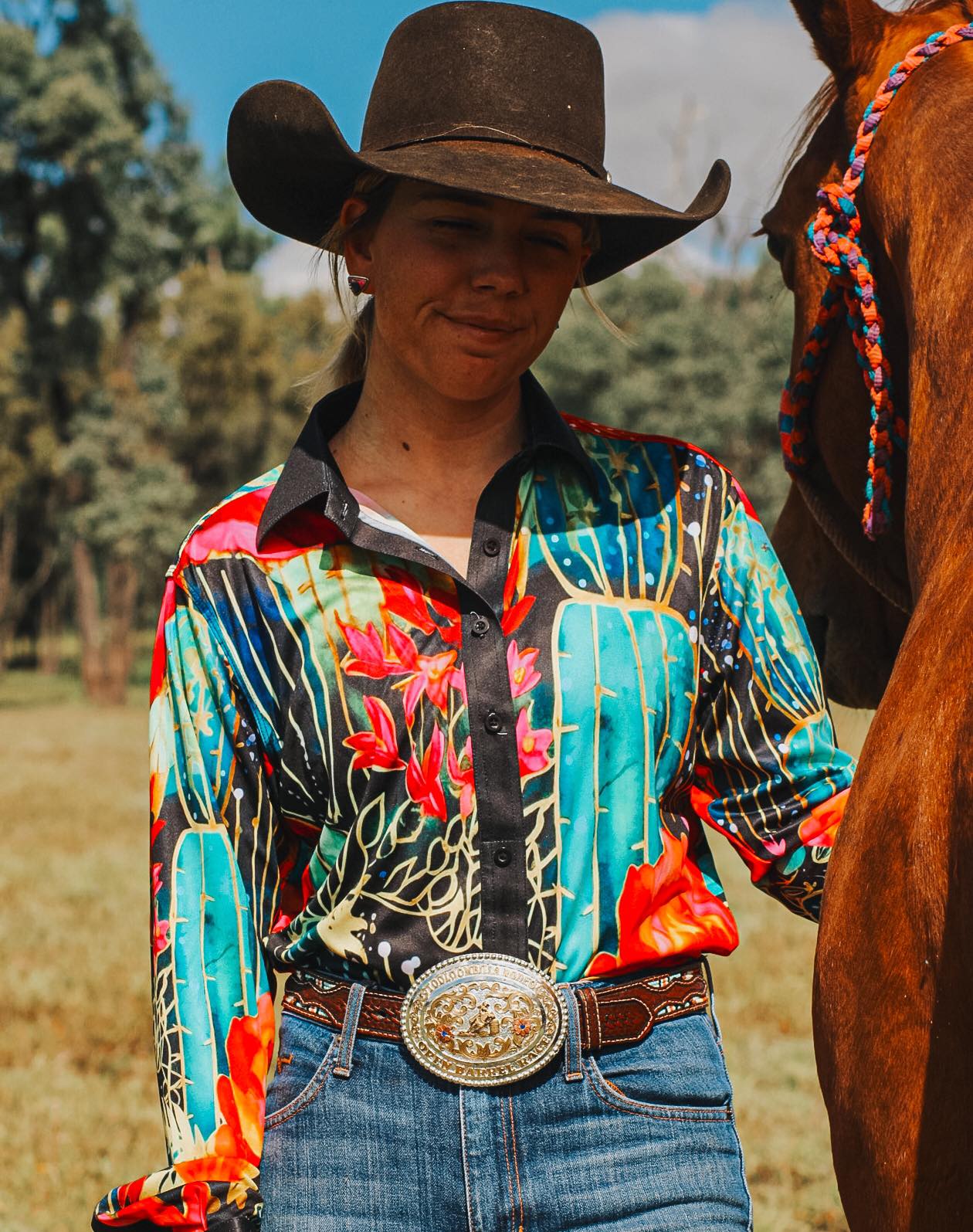 Cactus and Flowers Arena Shirt