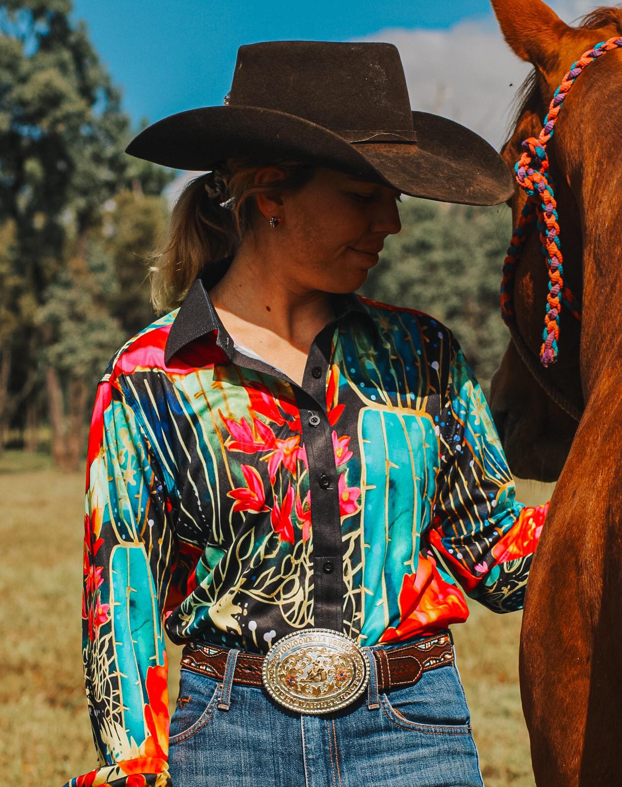 Cactus and Flowers Arena Shirt