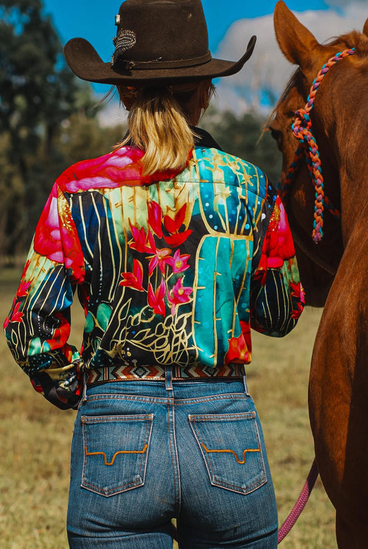 Cactus and Flowers Arena Shirt