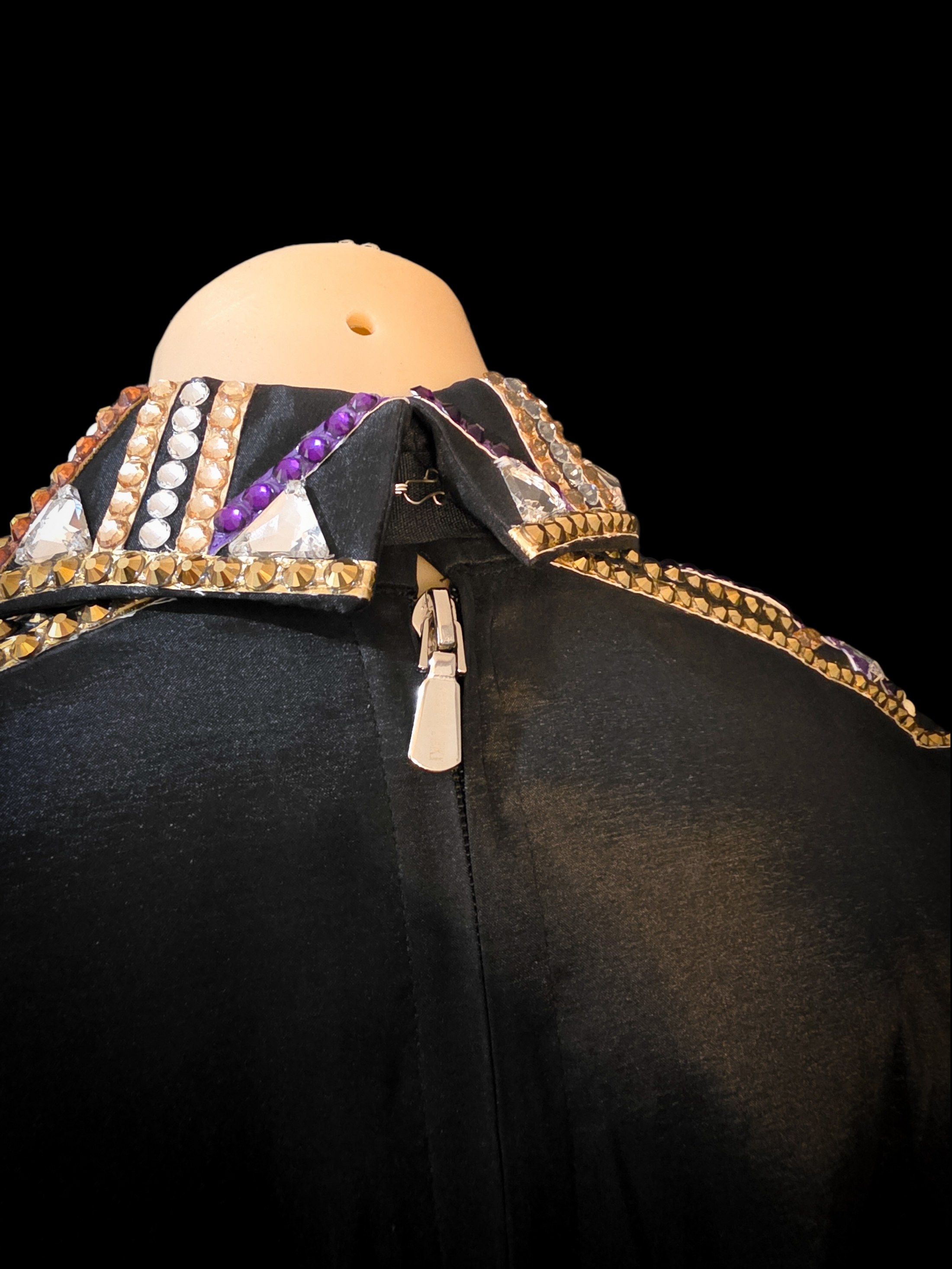 Midnight Regalia - Western Show Shirt