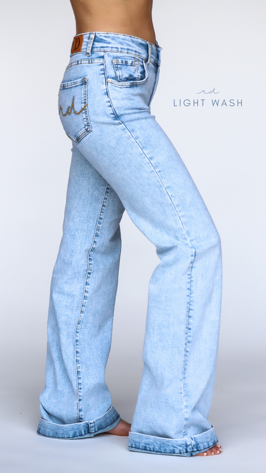 Light Wash Signature Trouser Denim