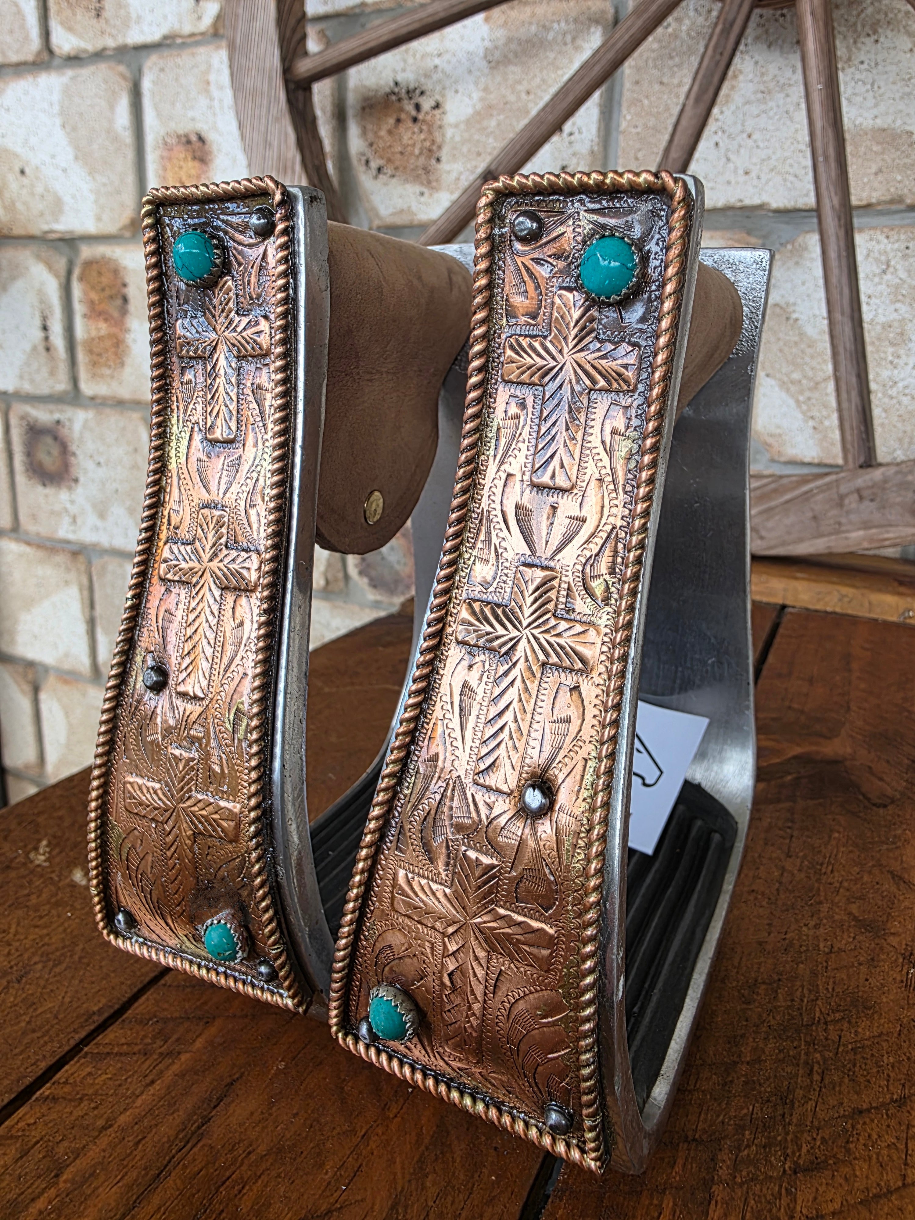 Copper Cross Stirrups