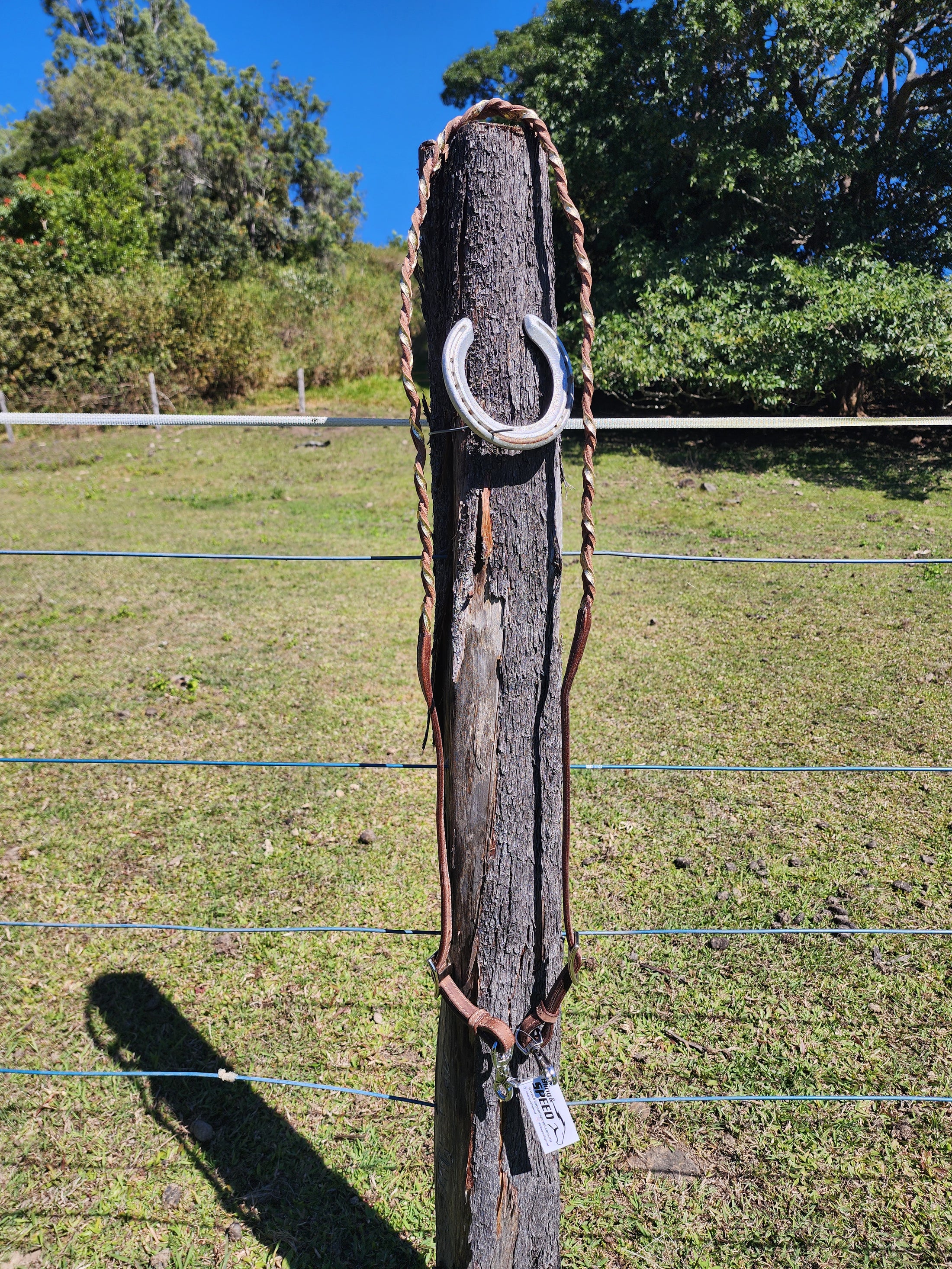 Twisted Bloodknot Barrel Reins - Gold