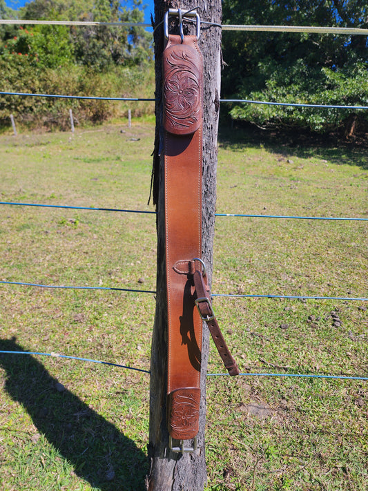 Leather Rear Cinch