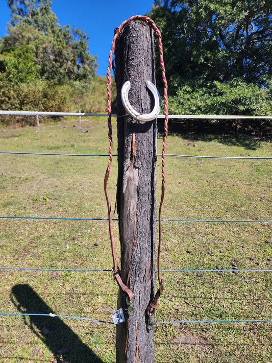 Twisted Bloodknot Barrel Reins - Pink