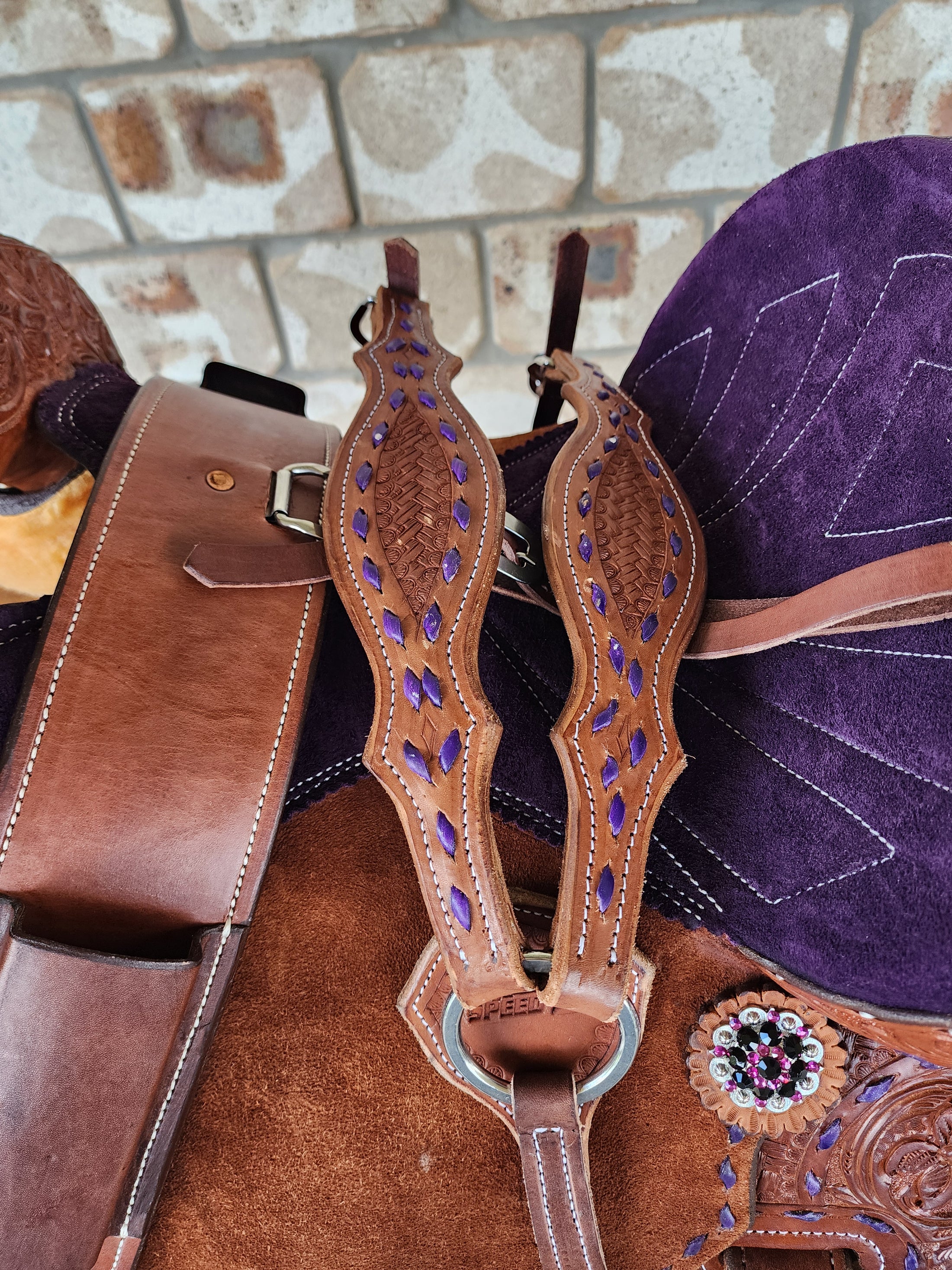 Leather Barrel Saddle - LBR5