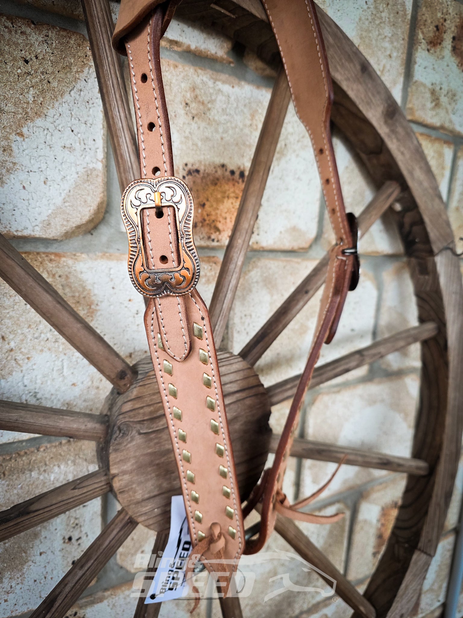 Trophy Tack One Ear Bridle – Blank or Custom Laser Engraved