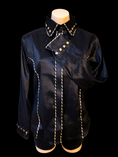 Load image into Gallery viewer, Black Crown - Western Show Shirt & Vest Set
