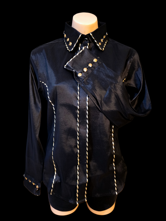 Black Crown - Western Show Shirt & Vest Set