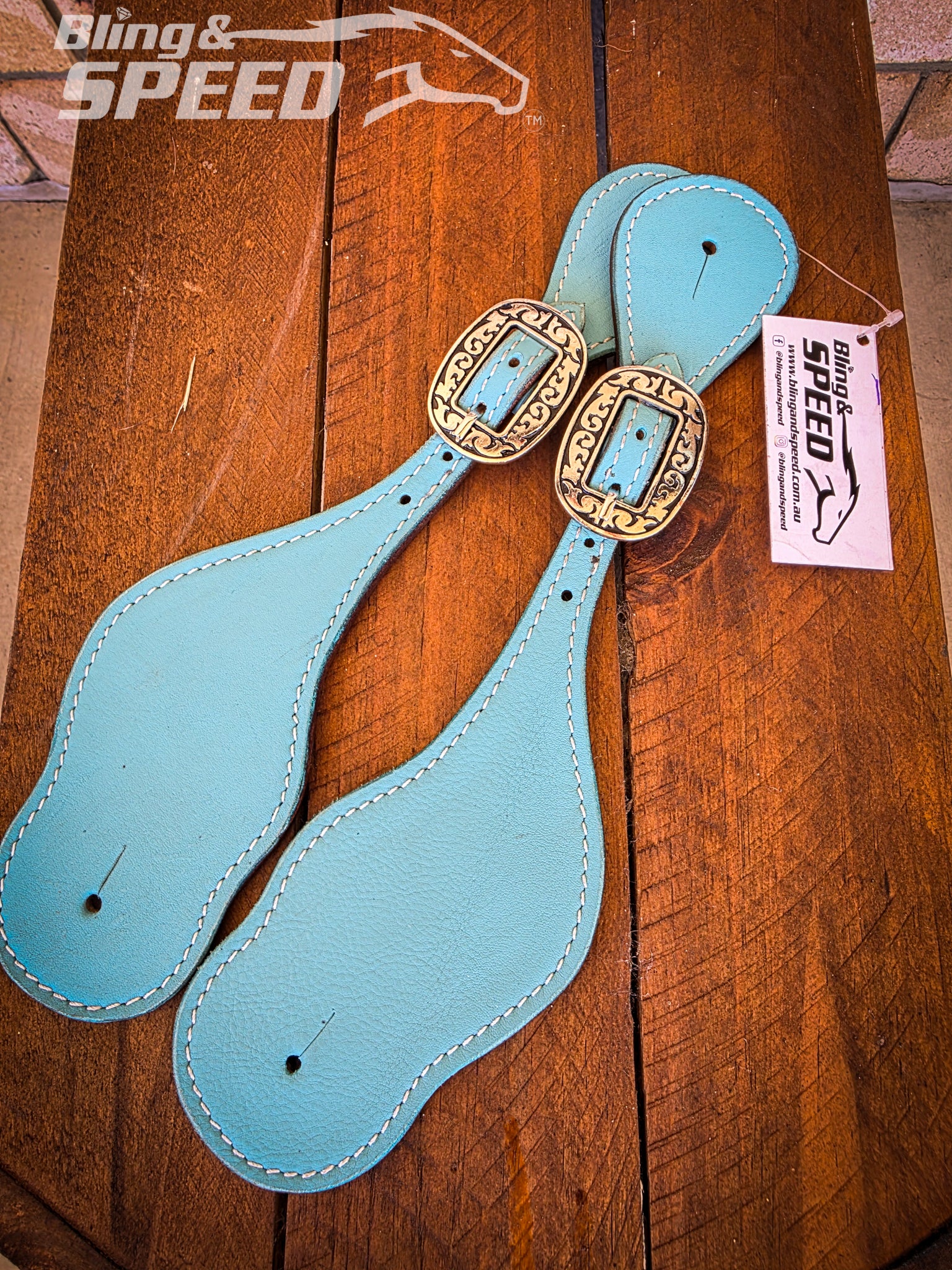 Turquoise Spur Straps