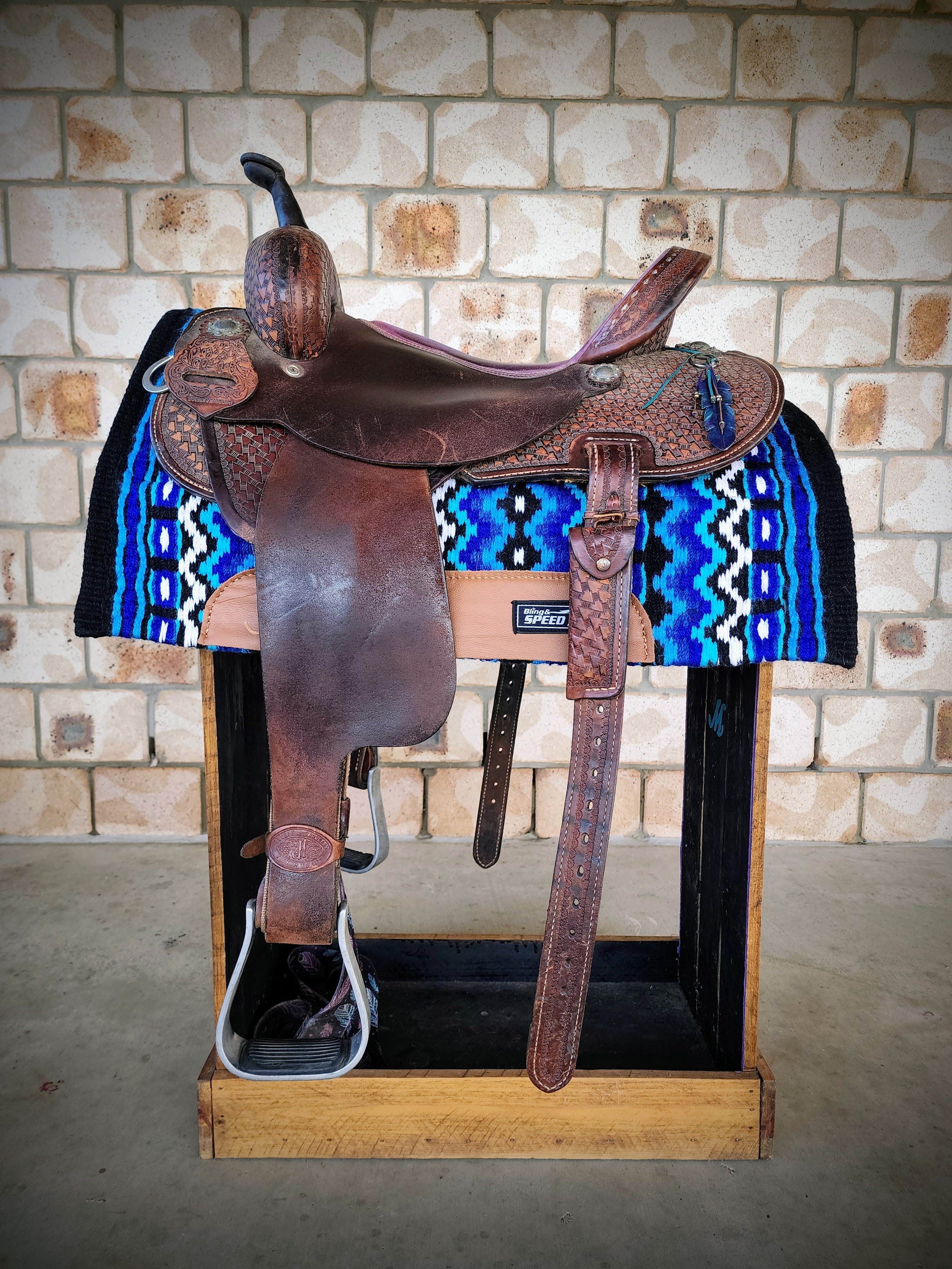 "Blue Moon" Saddle Pad