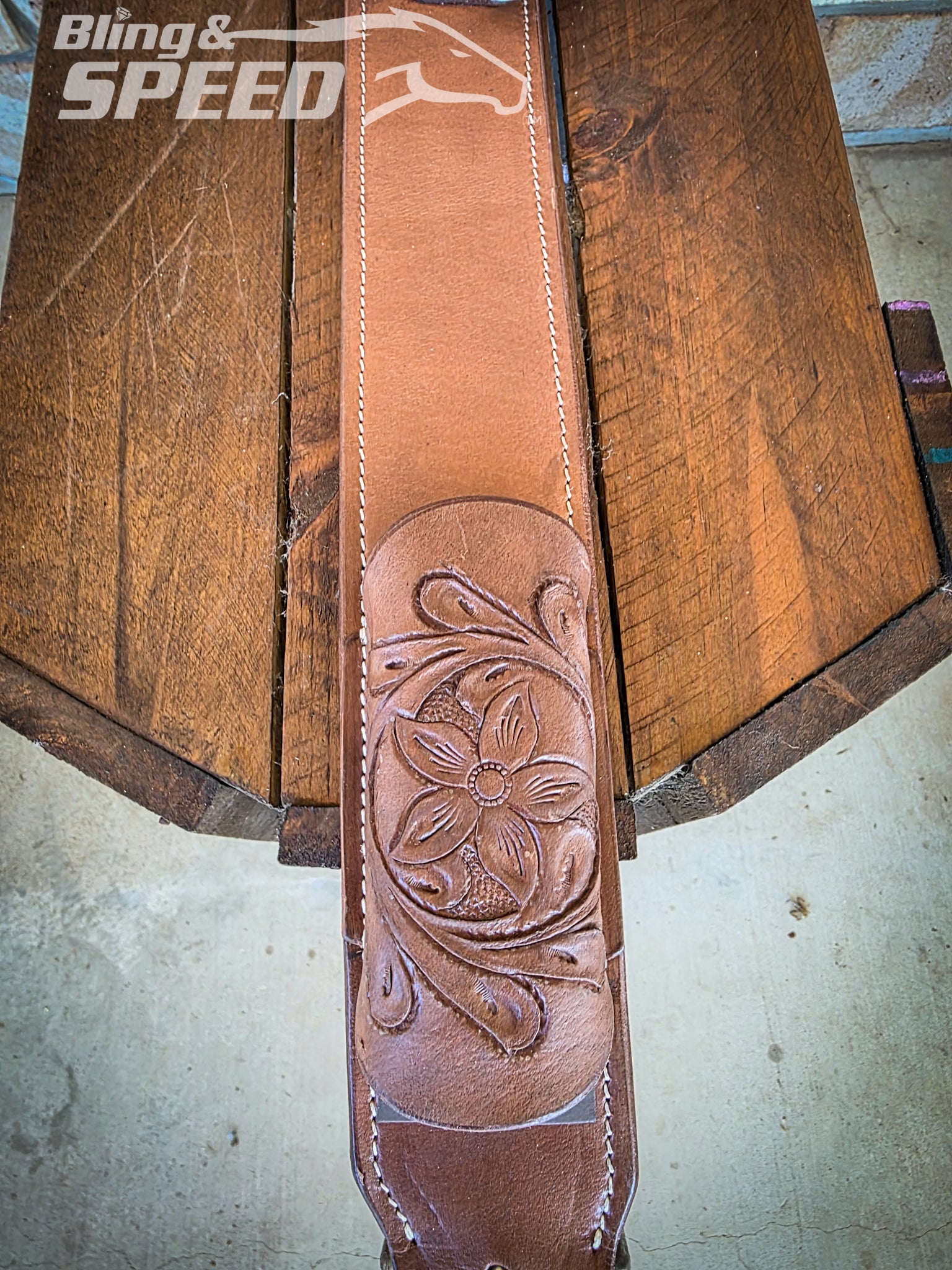 Leather Rear Cinch