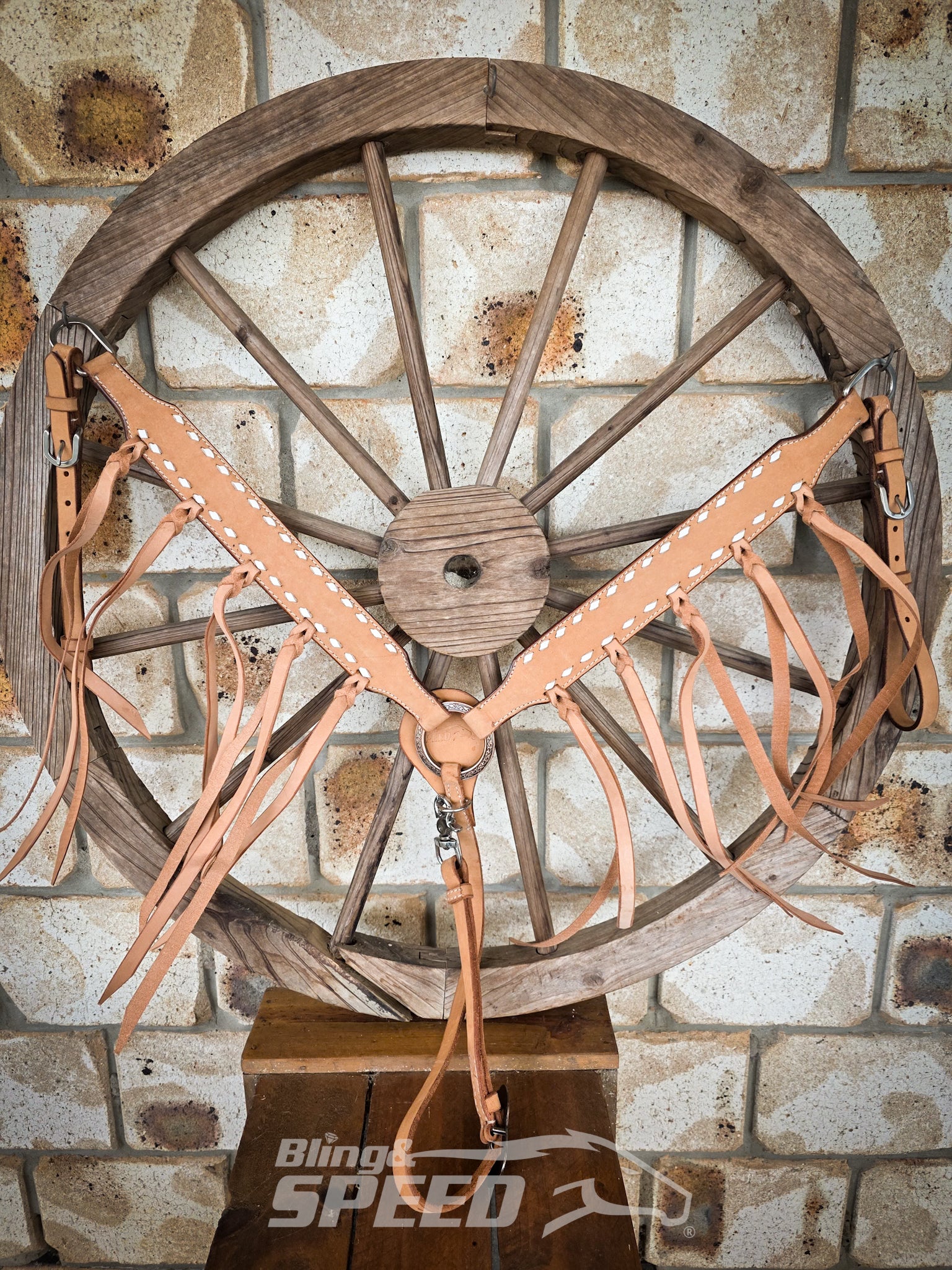 Trophy Tack Buckstitched Breastcollar – Blank or Custom Laser Engraved