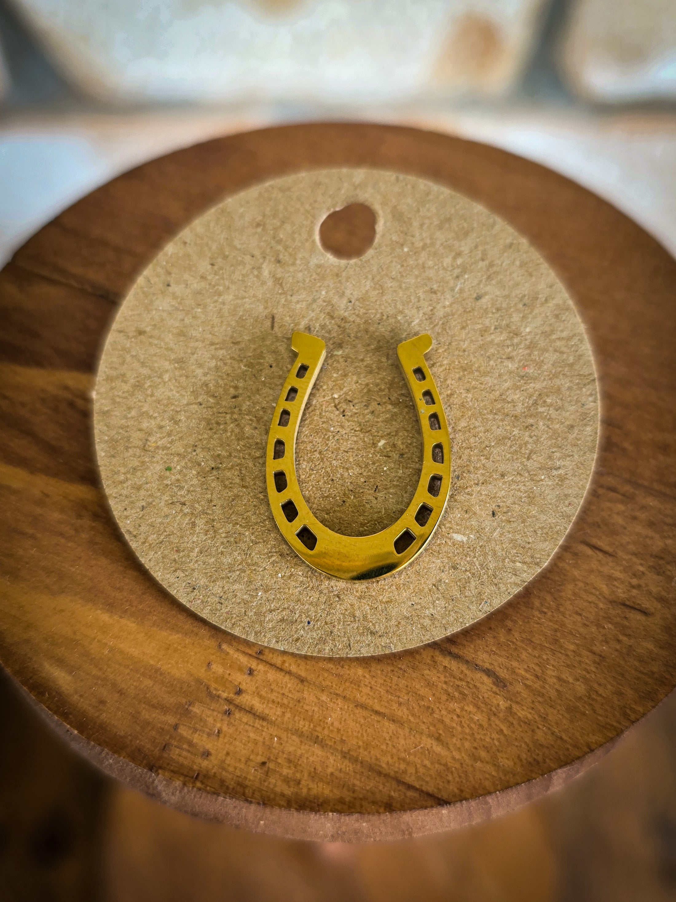 Gold Horse Shoe