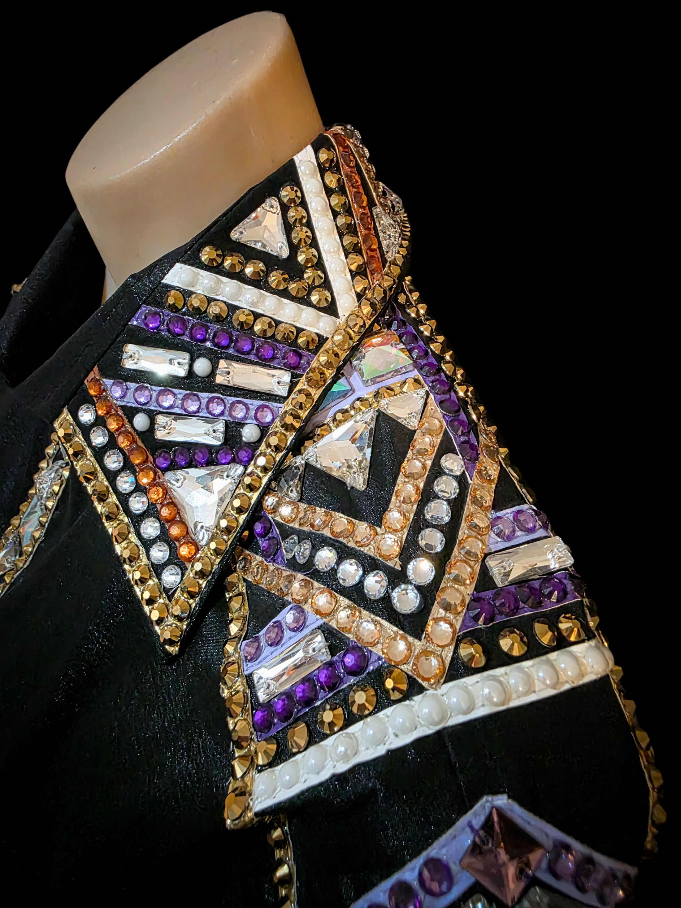 Midnight Regalia - Western Show Shirt