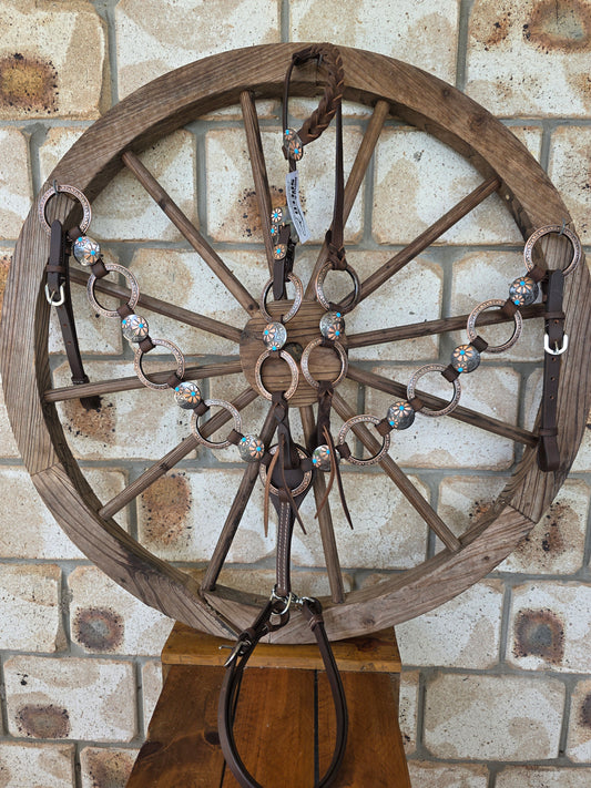 Bling & Speed Ring Tack Set Copper Flower