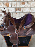 Load image into Gallery viewer, Bling and Speed All Round Western Saddle - 15.5" Seat
