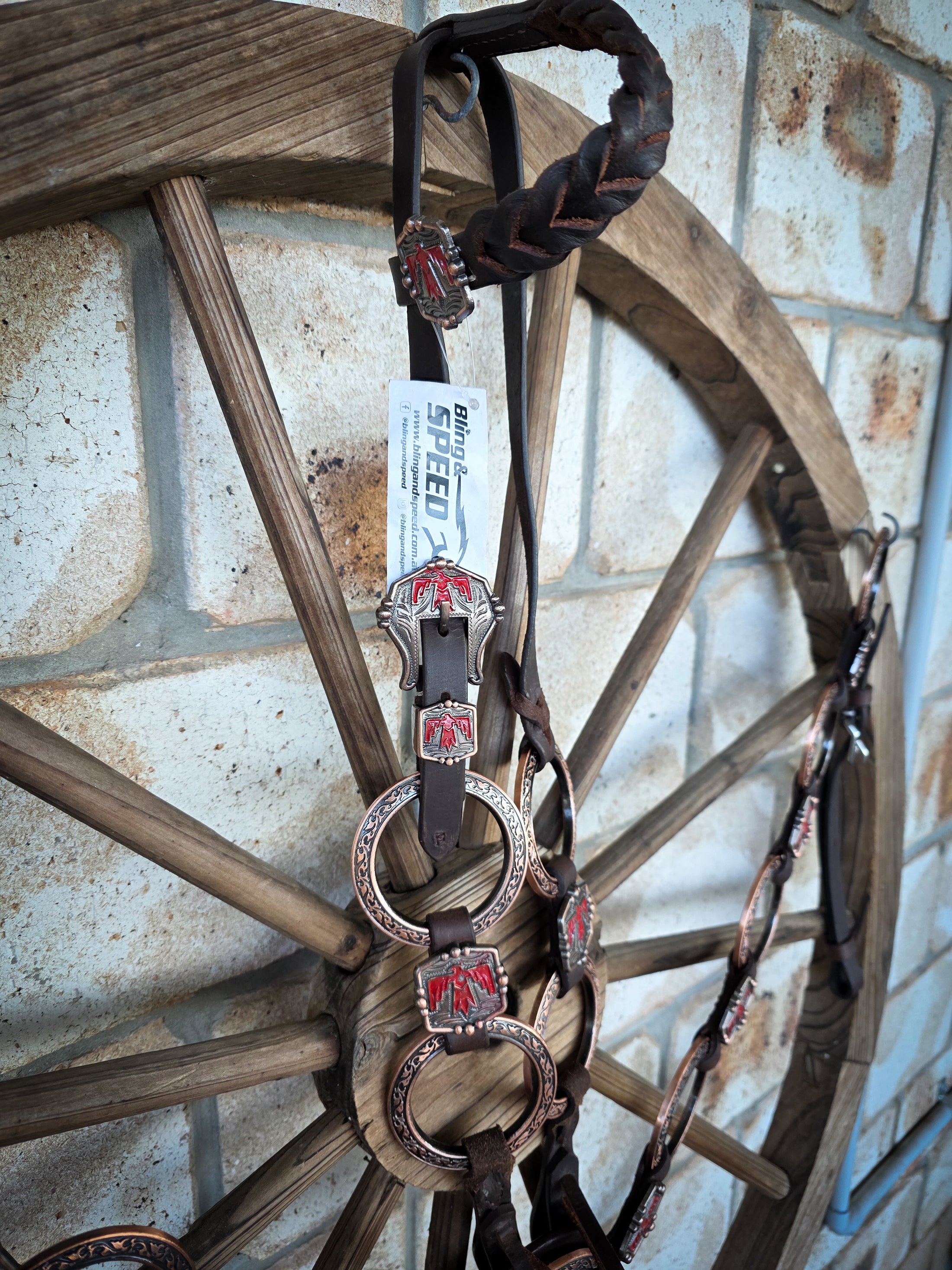 Red Thunderbird Ring Tack Set