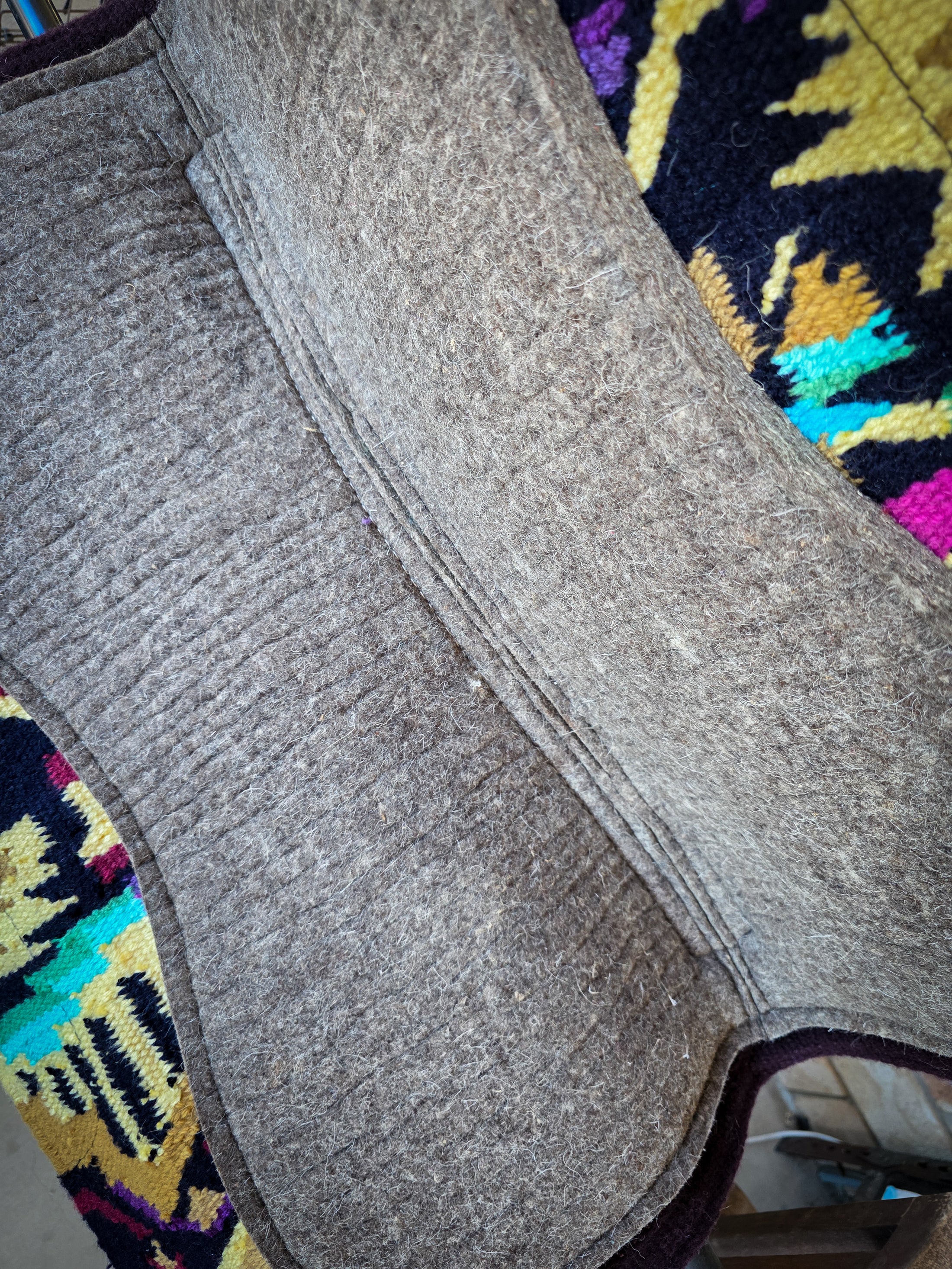 61. Painted Desert Unicorn Saddle Pad