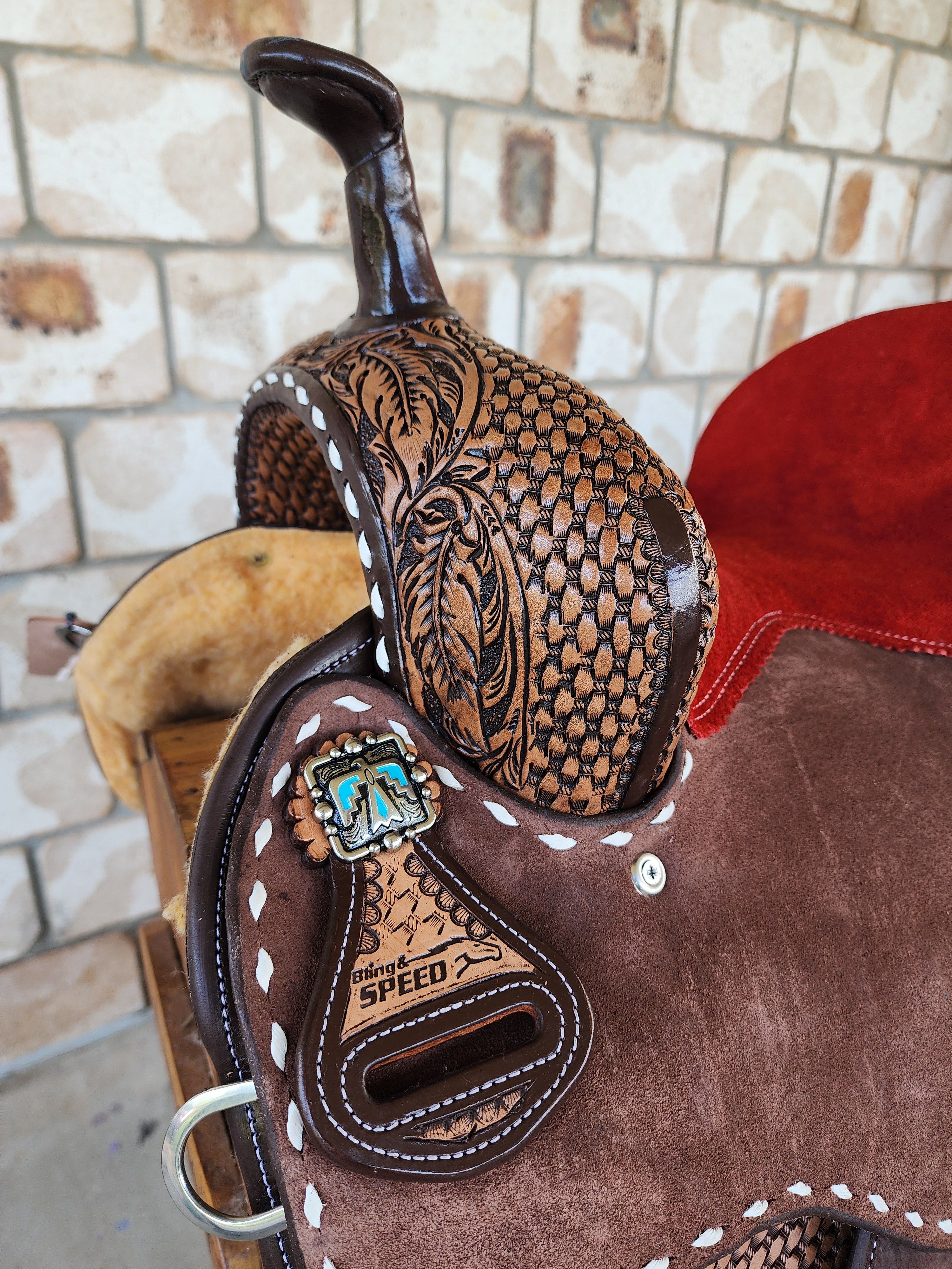 Leather Barrel Saddle - LBS1
