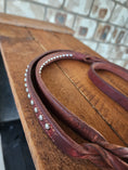 Load image into Gallery viewer, Bling & Speed Silver Stud Barrel Reins
