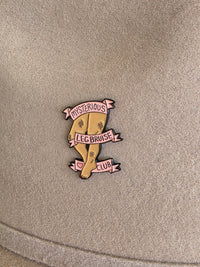 Mysterious Leg Bruise Club - Enamel Hat Pin