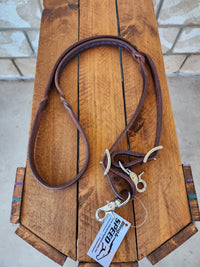 Bling & Speed Twisted Bloodknot Buckstitched Barrel Reins - Dark Purple