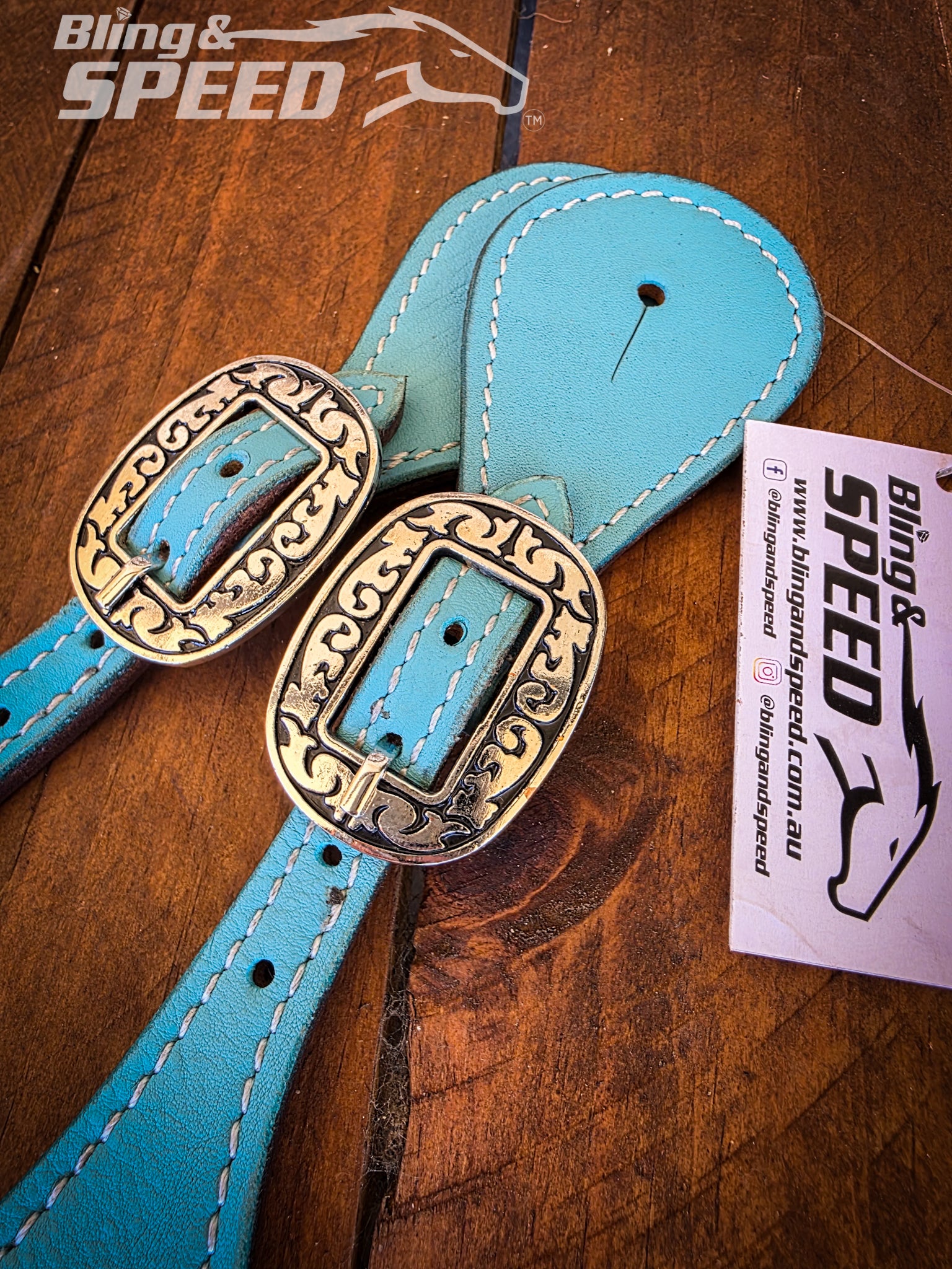 Turquoise Spur Straps